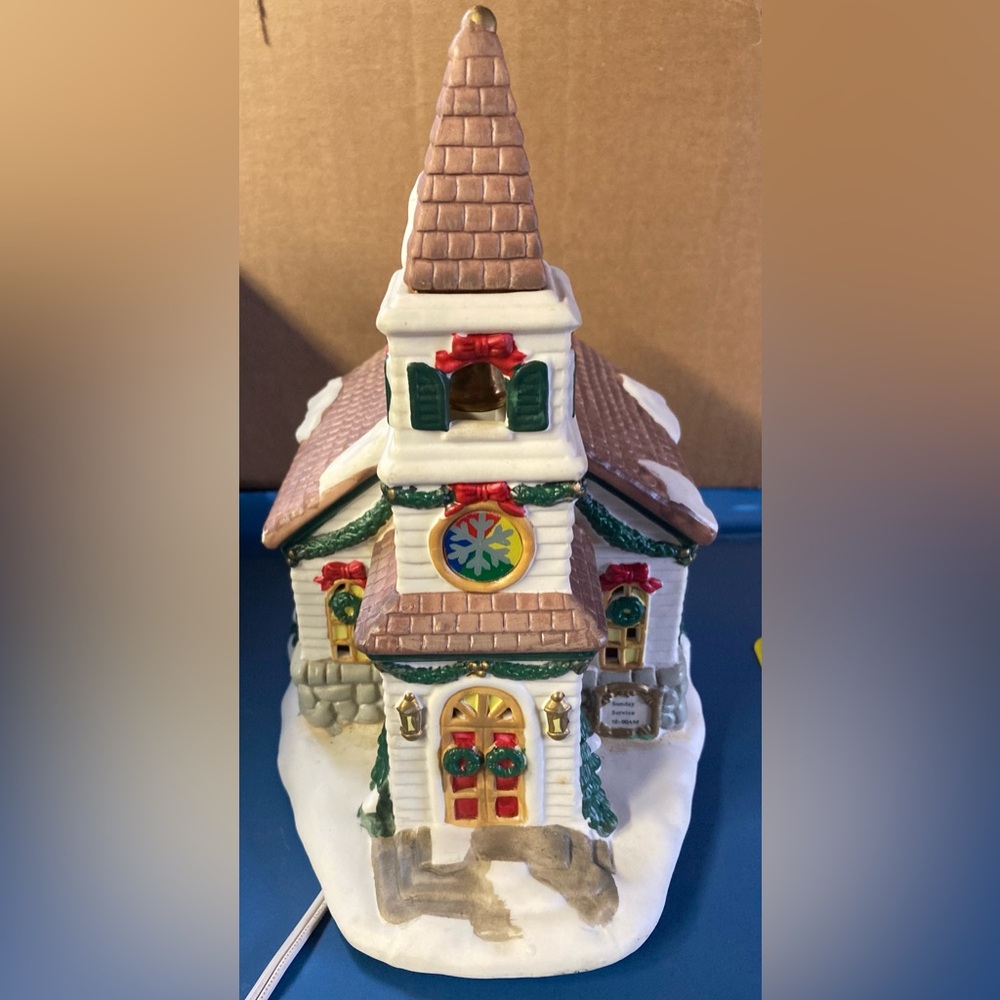Snowflake Falls Limited Edition Festive Holiday Church Christmas Village